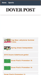 Mobile Screenshot of contests.doverpost.com
